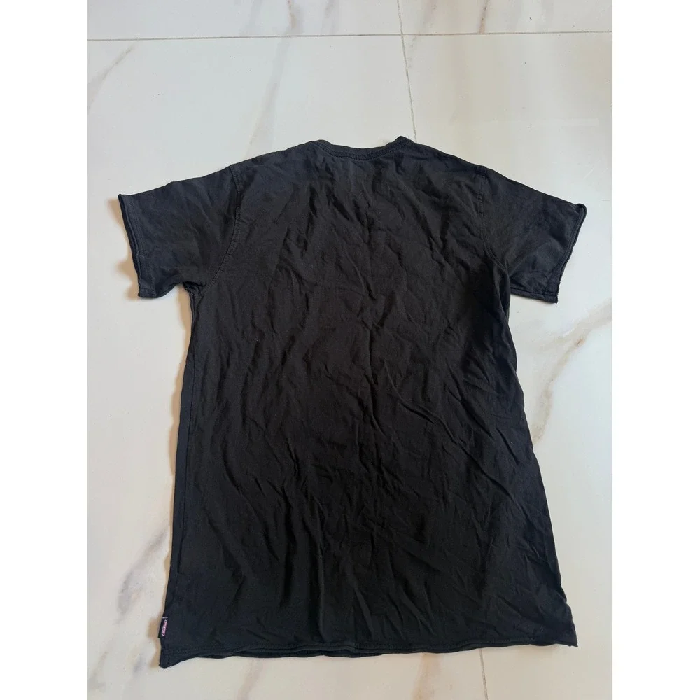 Dickies Rock N Roll Saved My Soul Graphic T-Shirt Black Boys XL 14-16 Guitar